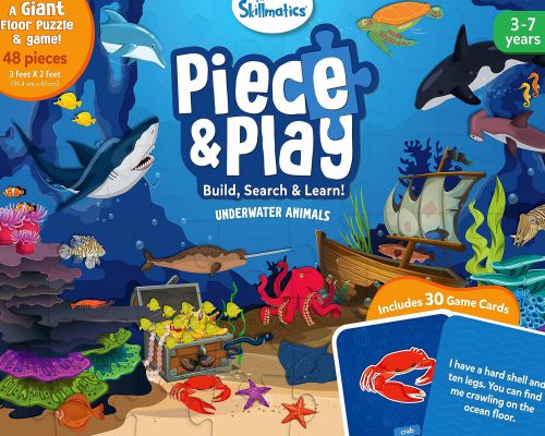 Skillmatics - Piece & Play (Build, Search And Learn Underwater Animal)